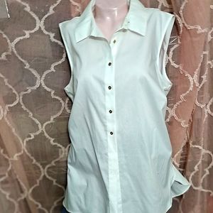 Calvin Klien XL White Sleeveless Shirt